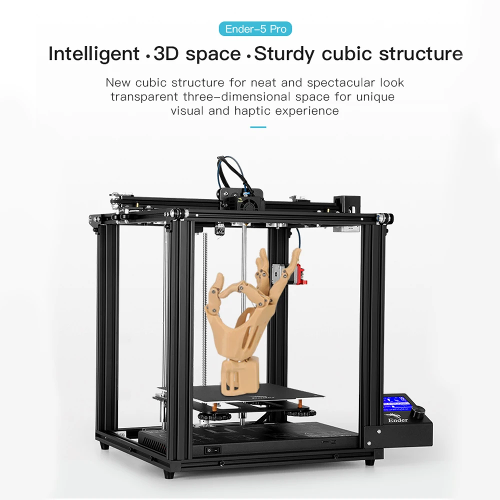 Creality 3D Ender 5 Pro Высокая точность принтеры DIY Kit с обновлением бесшумный материнская
