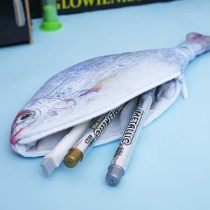 1 шт. Творческий рыбы Форма Ткань Карандаш Чехол прекрасный карандаши 
