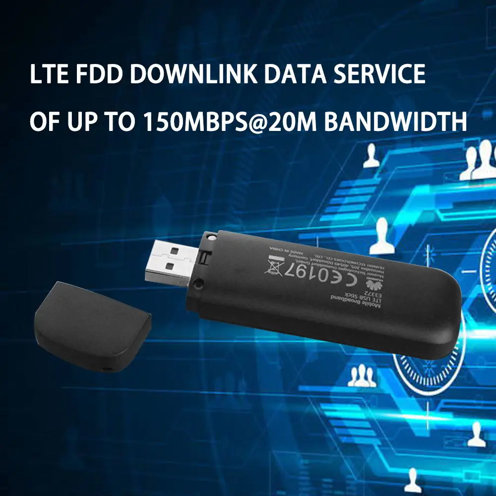 Оригинальный USB модем Huawei E3372 3G 4G 150 Мбит/с LTE|dongle router|dongle decoderdongle for satellite receiver |