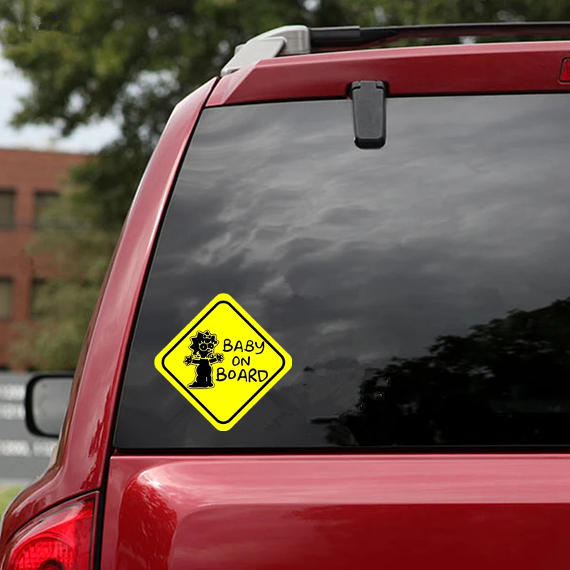 S4-0005#13 cm/17 cm Baby On Board Self-adhesive Decal Car Sticker Waterproof Auto Decors on Bumper Rear Window | Автомобили и