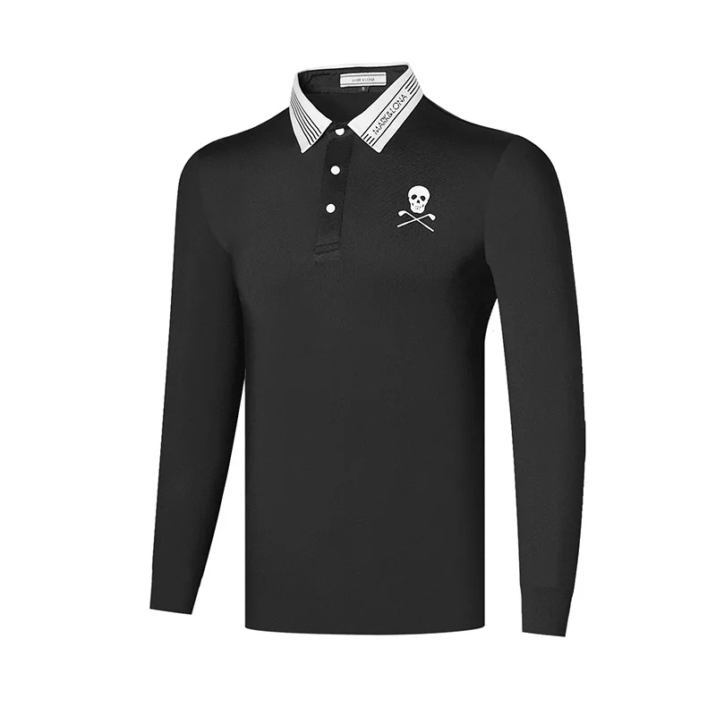 

Golf shirt men polo long sleeve golf clothing autumn