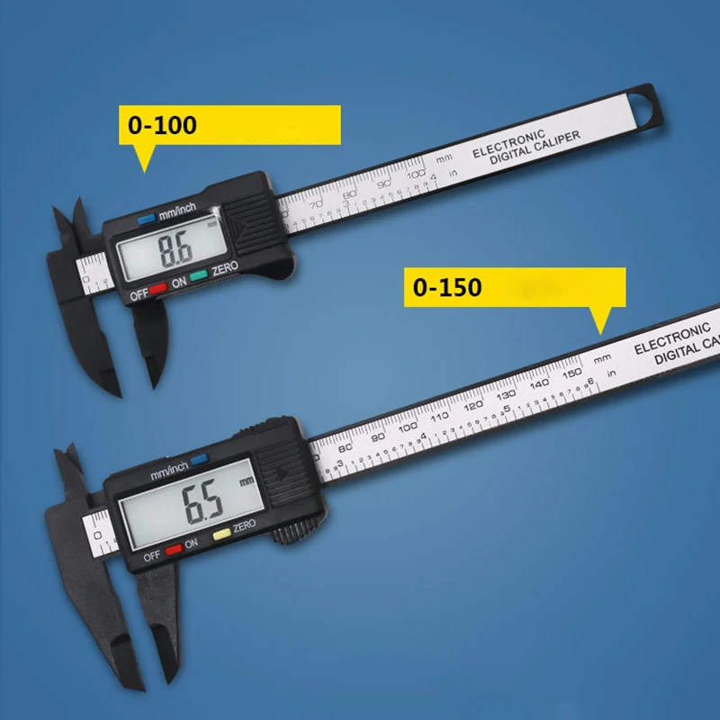 

Цифровой штангенциркуль микрометр электронные линейки измерительный инструмент 0-100 мм/150 мм JHP-лучший