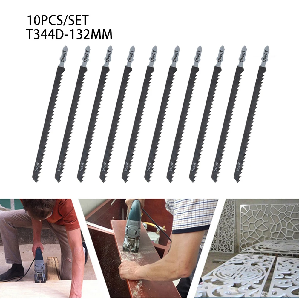 

5/10/15PCS T344D Fast And Straight Cut Jigsaw Blades For Dewalt Bosch Woodwork Materials, Durable E
