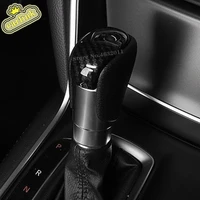 for honda accord 10th 2018 2019 abs mattecarbon fibre car gear shift lever knob handle cover trim car styling accessories 1pcs