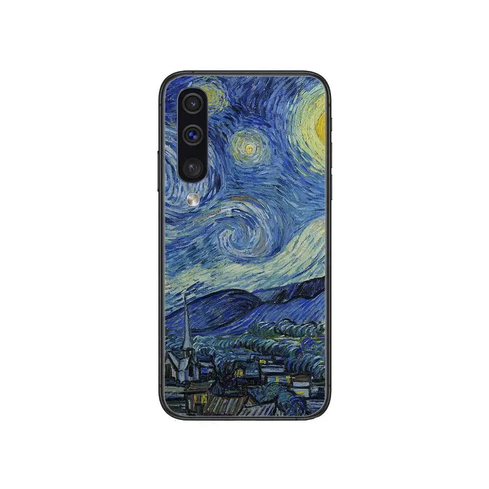 

Van Gogh Art Oil Painting Phone cover hull For SamSung Galaxy S 8 9 10 20 21 S30 Plus Edge E S20fe 5G Lite Ultra black soft