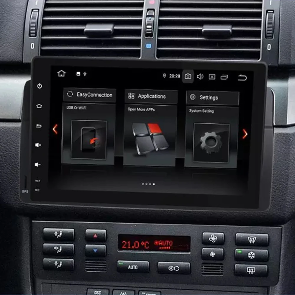 Автомобильный мультимедийный плеер стерео GPS DVD Радио Навигация Android экран для BMW 3