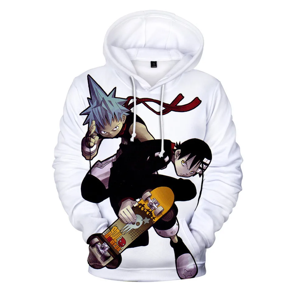 

2020 Personality 3D Print Soul Eater Hoodies Sweatshirt Boys/Girls Harajuku Autumn Spring Hoodies Child Novelty Pullovers Jacket