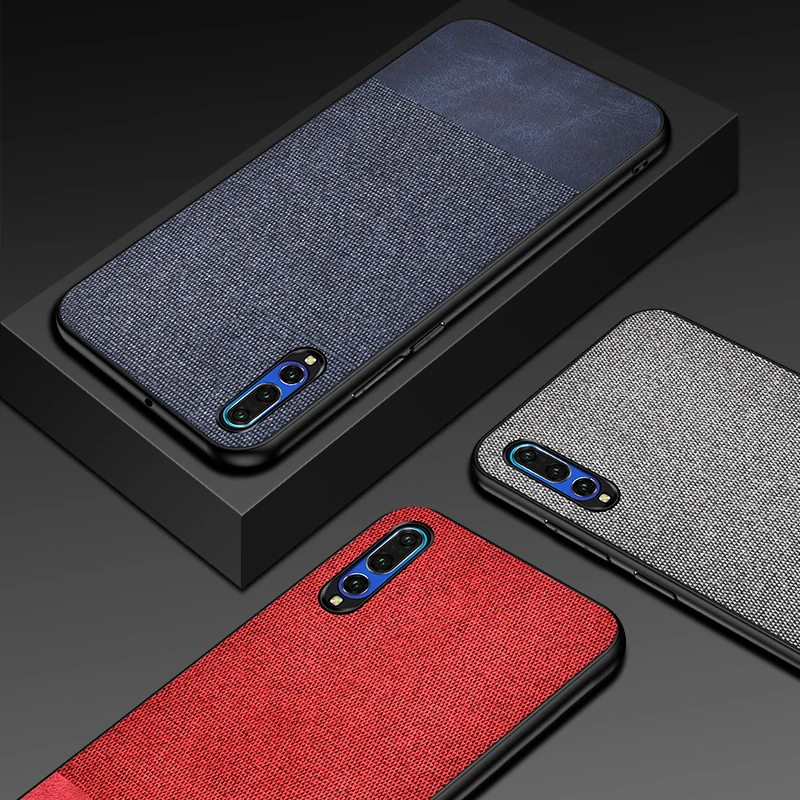 Fabric Coth Full Case For Huawei P30 P20 Mate 20 Pro Lite P20Lite Slim Silicon Back Cover P30Pro P30Lite |
