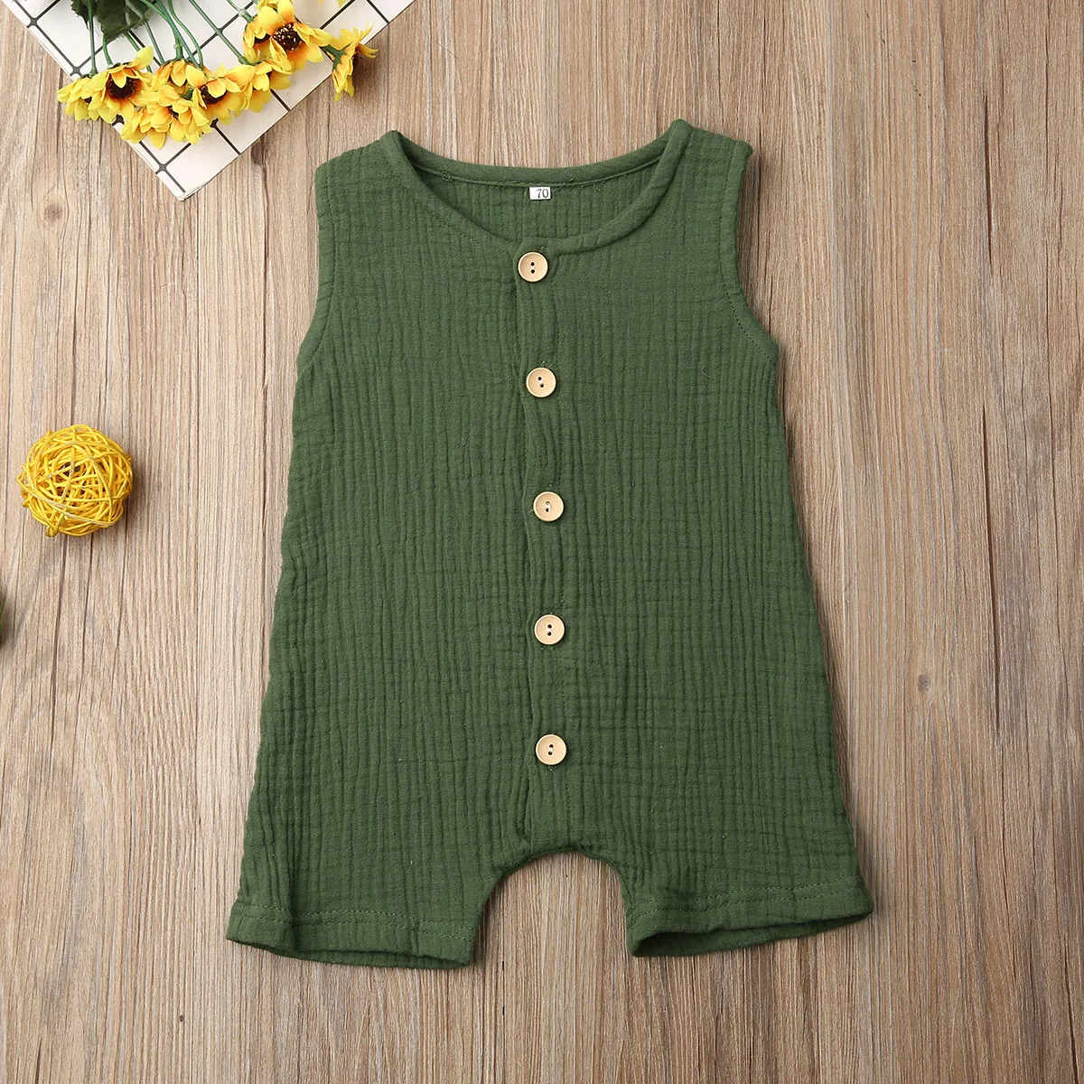 2019 Детская летняя одежда Одежда для новорожденных мальчиков и девочек Песочник