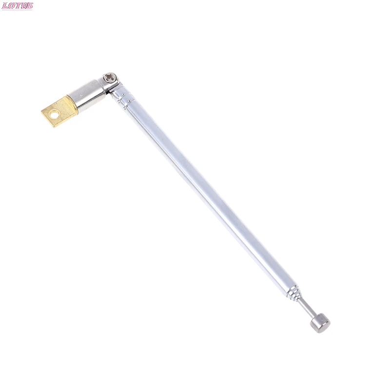 

5 Section Telescopic Stainless Steel AM FM Radio Universal Antenna New 37cm 1Pc