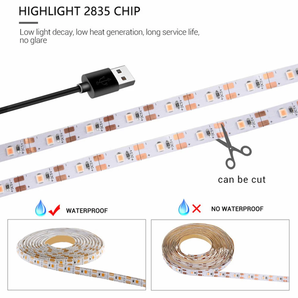 Efficient Greenhouse Hydroponic Plant Growing Light Strip For DIY Hydroponics Bonsai Garden Use Groth | Лампы и освещение