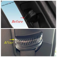 car safety seat belt buckle cap cover trim decoration fit for porsche panamera 971 2014 2020 carbon fiber matte abs interior