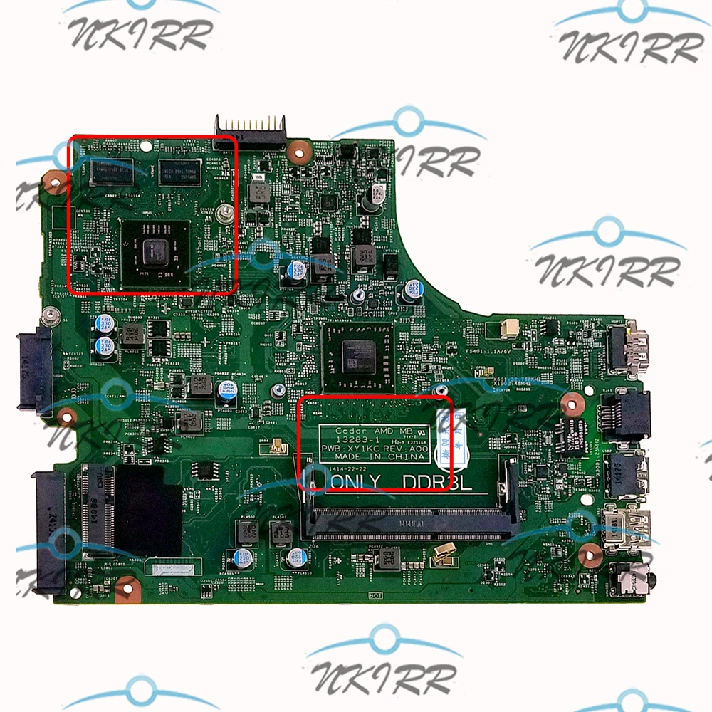 Материнская плата AMD DC 13283 1 PWB:XY1KC REV:A00 4XK49 04XK49 Radeon R5 A6 6310 DDR3L для Dell Inspiron 15 3542 3541