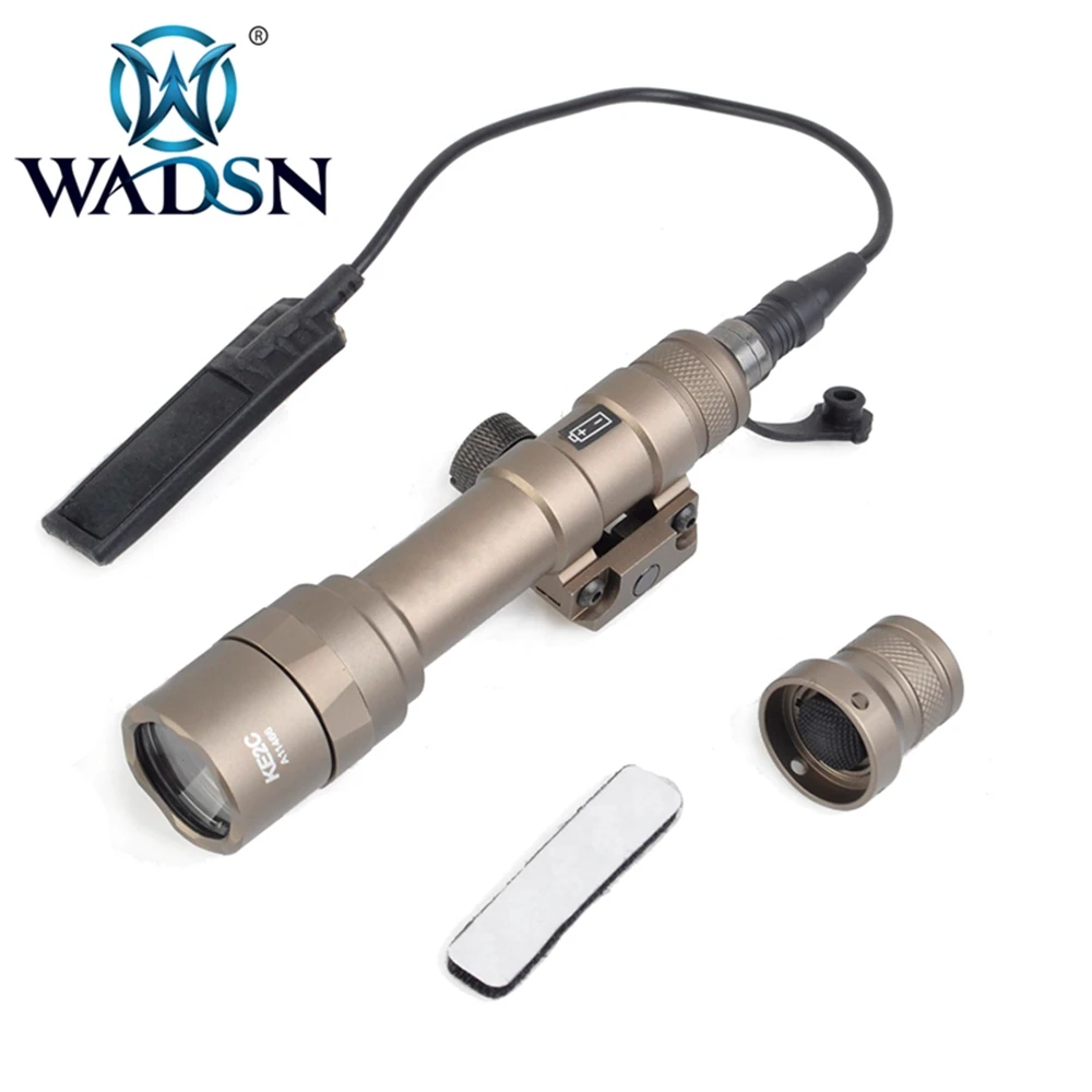 WADSN Тактический фаслайт M600U SCOUTLIGHT Fit 20 мм Пикатинни водонепроницаемый M600 страйкбол факел WEX356 охотничье оружие огни