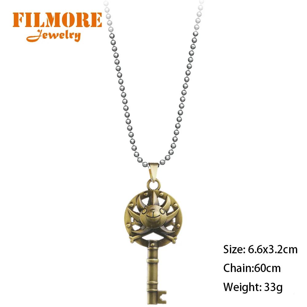 Одна штука аниме брелок OP Солнечный Луффи белая борода бронзовая подвеска дружба