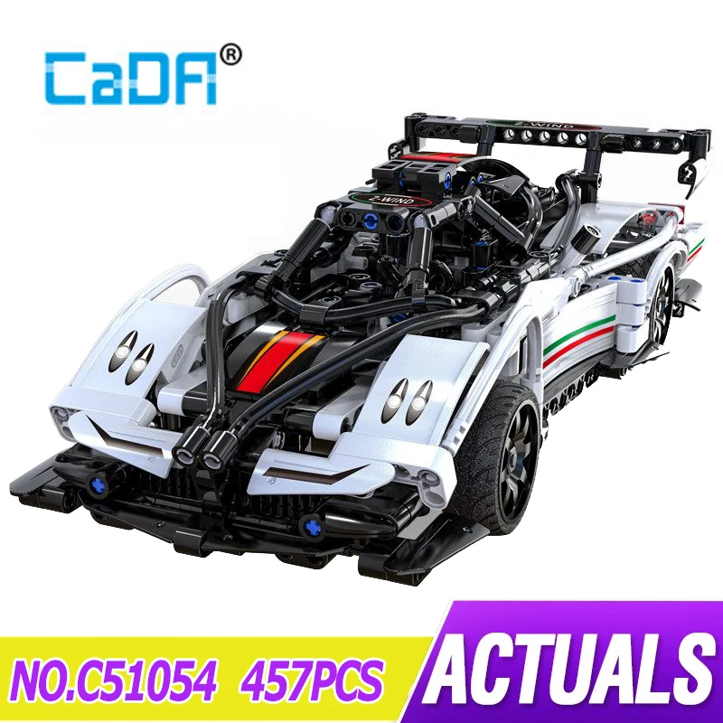 

Cada C51054 Pagani Programming Sports Car Model Assembled Modular Building Blocks Brick Children's Educational Toy Birthday Gift