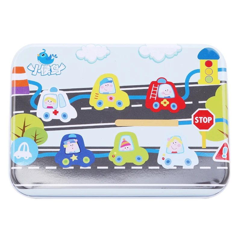 Деревянные игрушки детские DIY Мультяшные фрукты животные нарезные деревянные