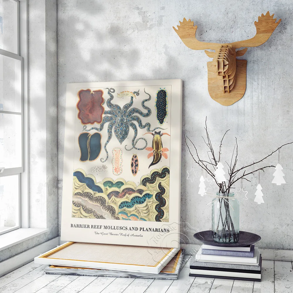 

Вильям савилл Кент выставка искусство в винтажном стиле искусство реальности морские животные Холст Живопись Декор