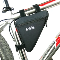 hnqh bike bag waterproof bicycle front tube frame handlebar cycling tool bags triangle pouch frame holder bicycle accessories