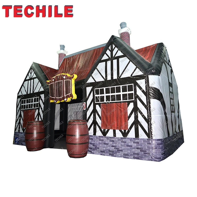 Бесплатная доставка Надувные Ирландский Паб палатка для использования вне