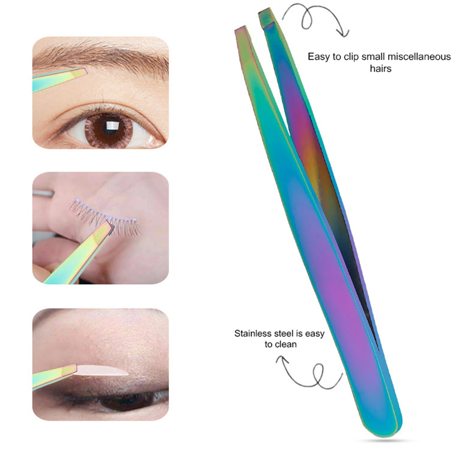 

Stainless Steel Portable Eye Lashes Kit Long-lasting Eyelash Curler Makeup Tool