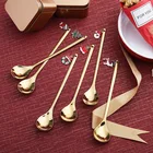 Рождественский набор ложек из нержавеющей стали, креативный кулон, мороженое, стандартный японский и корейский подарок на руку