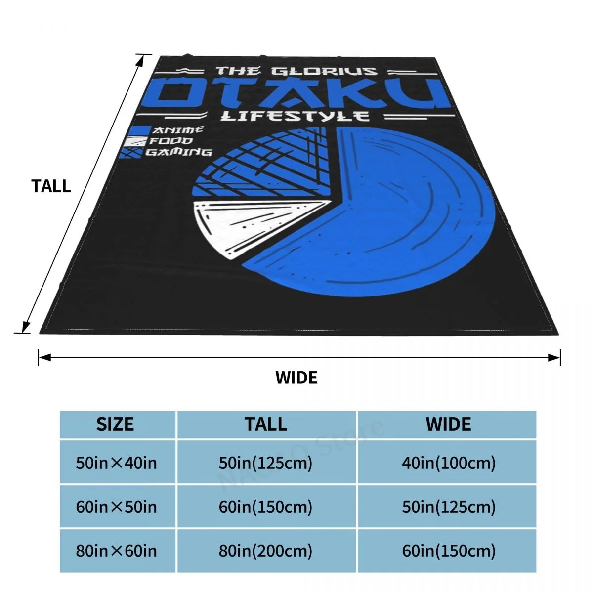 Смешное одеяло с японским мемом манги из аниме The Otaku Lifes простыни на кровать