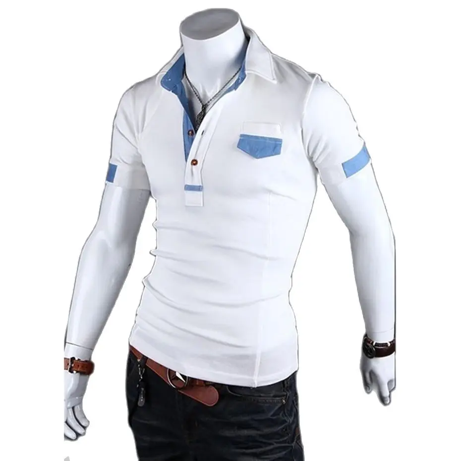 

ZOGAA New 2021 Hot Sale Men Polo Shirt Brands Male Short Sleeve Casual Slim Solid Color Deer Embroidery Polo Shirt