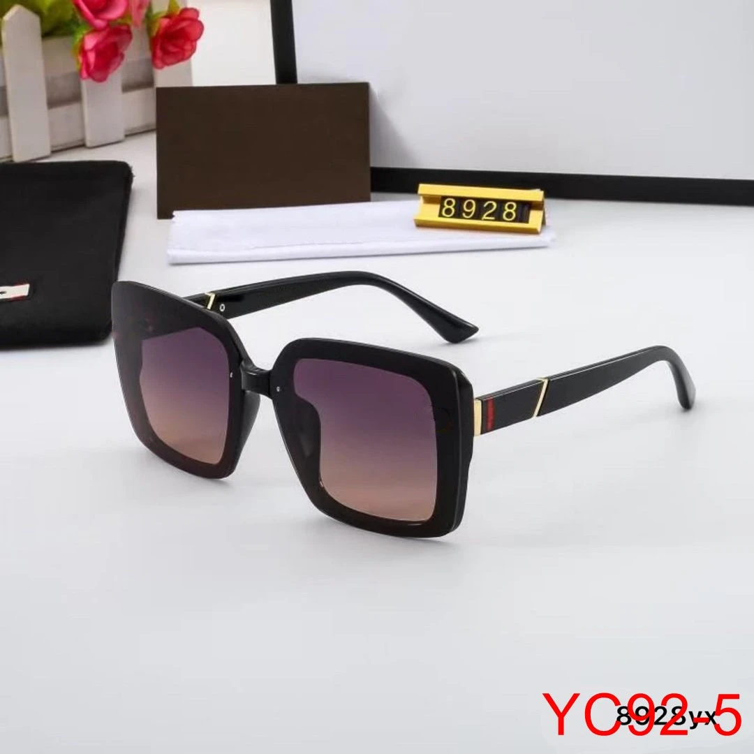 

YC92 New Fashion Vintage classic Square Men Sunglasses Brand Designer New Luxury Polarized Women Sunglasses With box