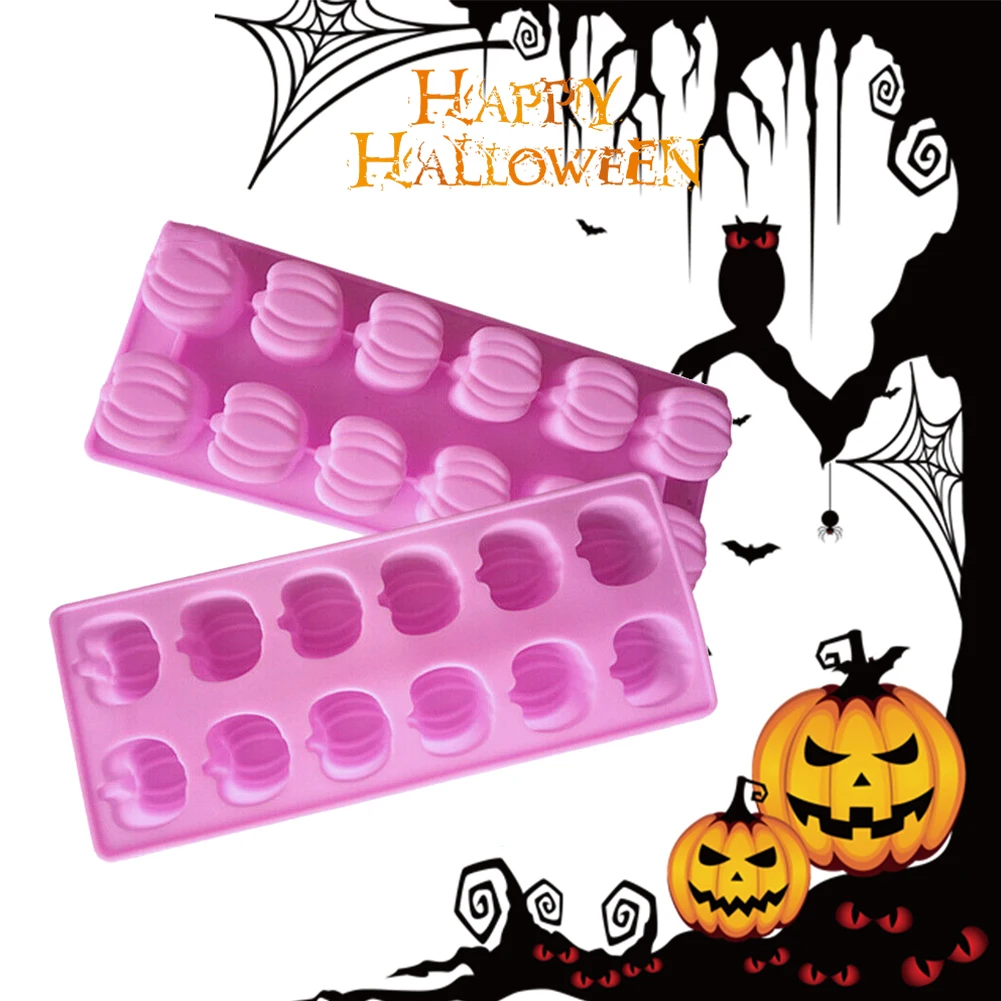 

Halloween Silicone Mould Pumpkin Cake Chocolate Baking Mold Cake Mold Decorating Tools Safe And Non-toxic Baking Accessories