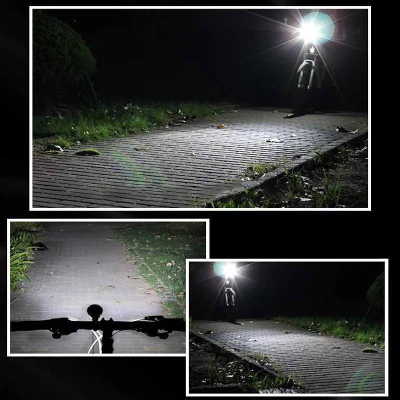 Перезаряжаемый велосипедный светильник передняя фара для велосипеда