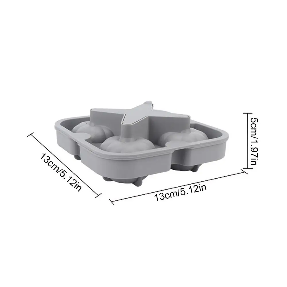

Hot Sale 3D Pumpkin Shape Ice Mold Iced Pumpkin Making Tray For Party Kitchen Supplies