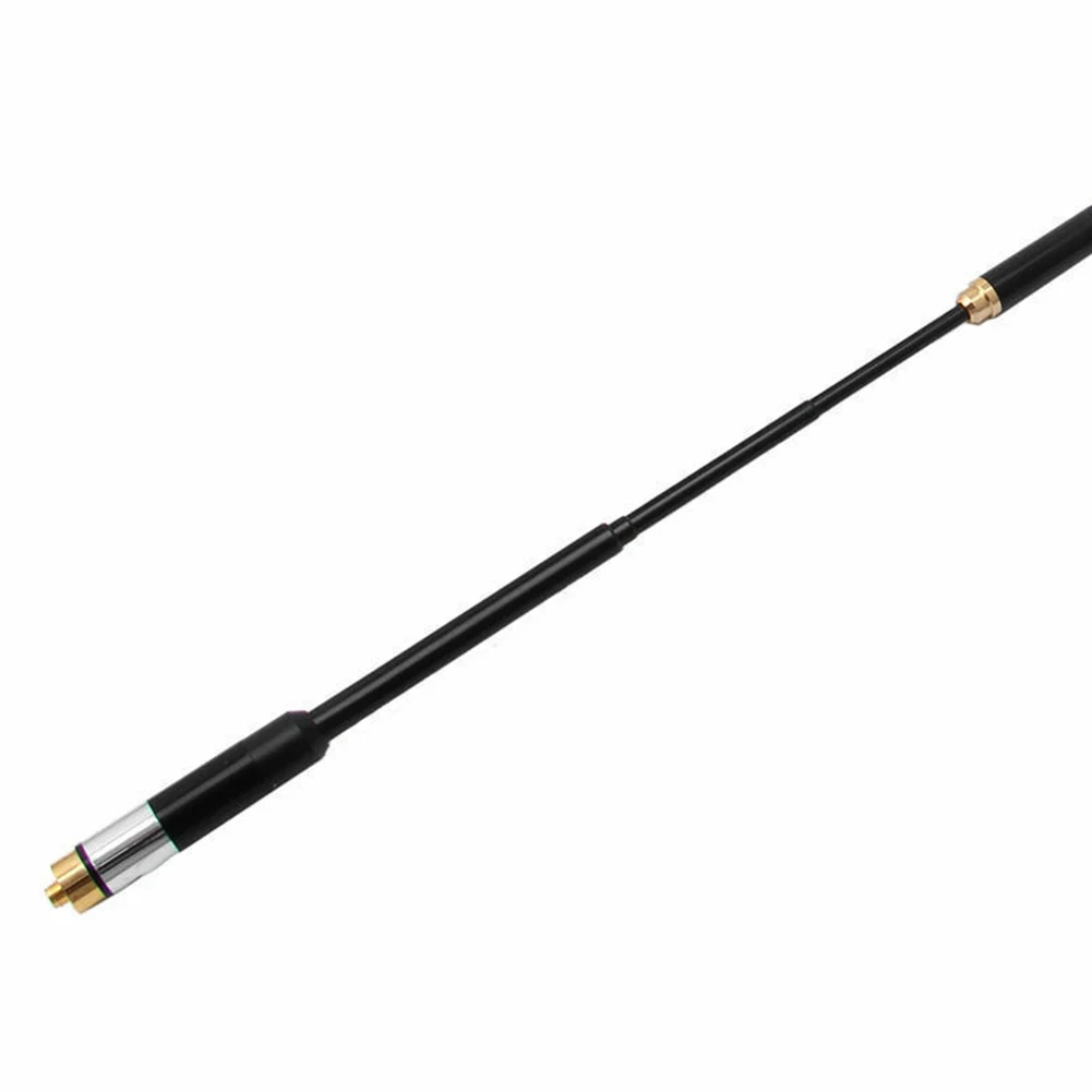 Двухдиапазонный длинный металлический стержень 50 Вт Высокая портативная SMA Female