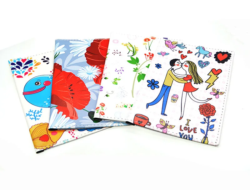 Красочные печатные иллюстрации обложки для паспорта пластиковые мульти Слоты ID