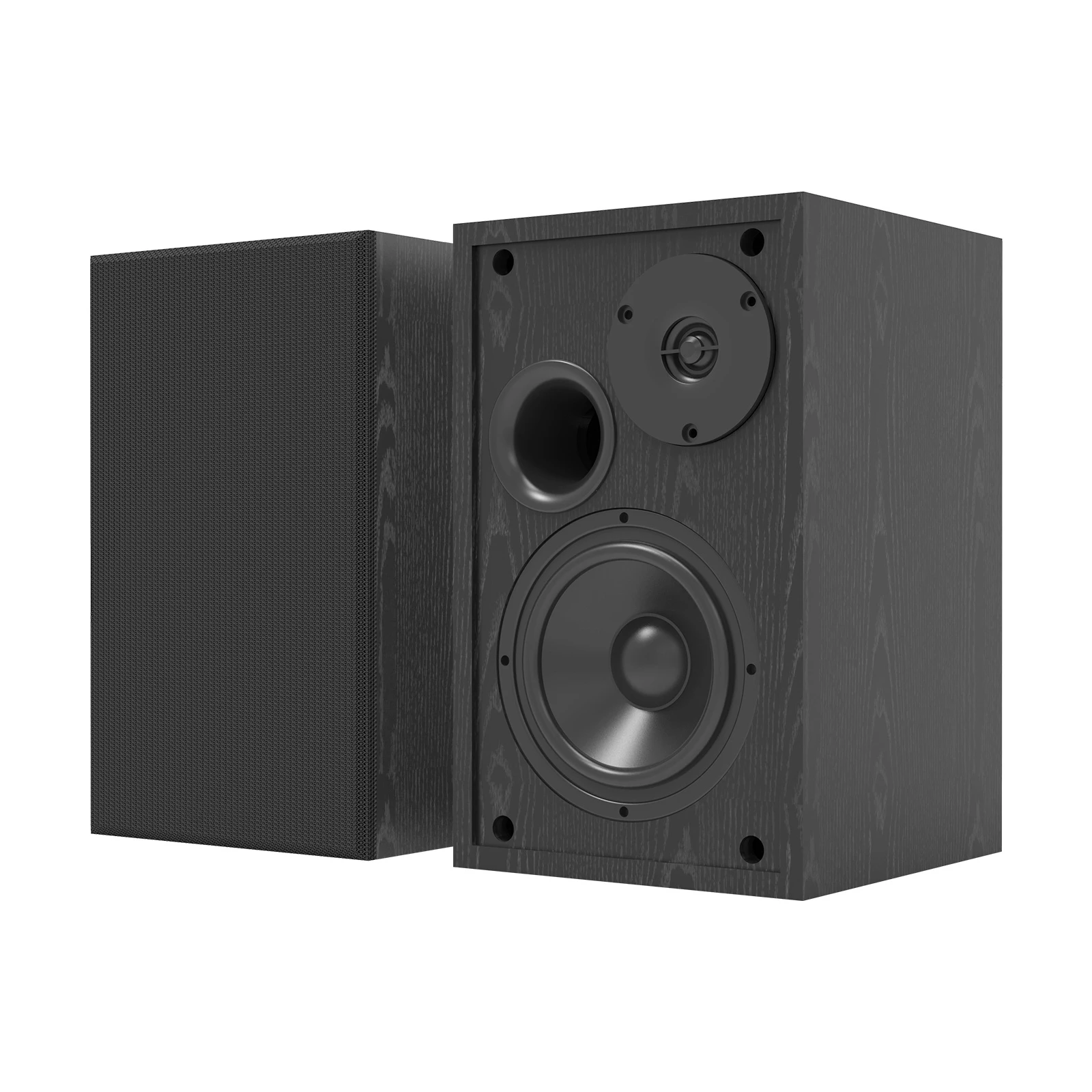 Hi-Fi динамик 60 Вт 2,0, Bluetooth колонка, звуковая система, деревянная музыкальная Колонка s для телевизора, компьютера, звуковая панель 4 дюйма, USB