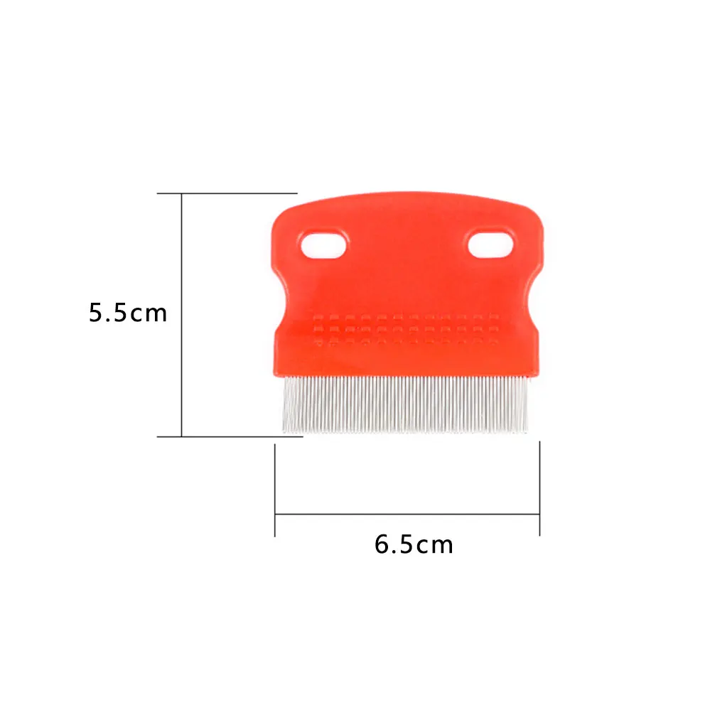 Pet Hair Comb Dog Grooming Combs Steel Small Fine Toothed Pets Flea Puppy Kitten Trimmer Tool DropShipping | Дом и сад