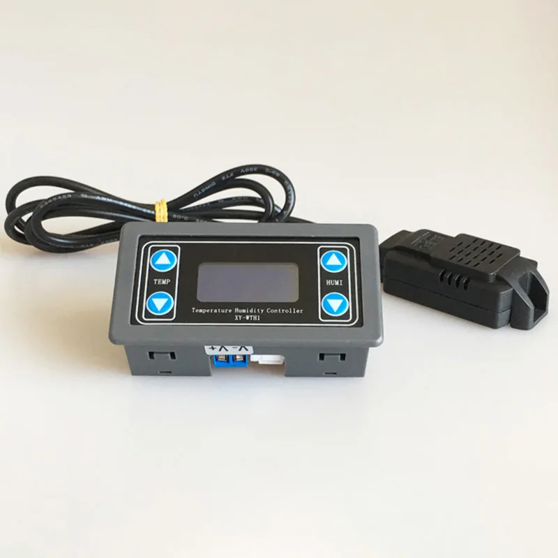 XY-WTH1 Цифровой контроллер постоянной температуры и влажности с двумя выходами термостата для AC 220V, с дисплеем, питающимся от постоянного тока 6-30 В.