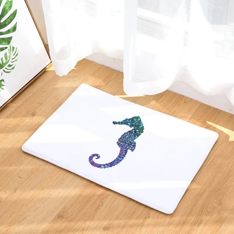 CAMMITEVER Fog Woods Deer Unicorn Animals Kitchen Mat Anti-Slip Bathroom Carpet Home Entrance/Hallway Wardrobe/Balcony Door | Дом и сад