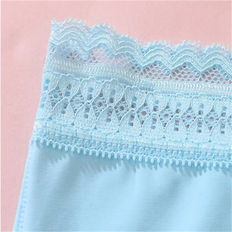 

Women Panties Female Lingerie Fashion Women's Underwear Seamless Ladies Briefs Solid Color Female Intimates Sexy Lace Panties