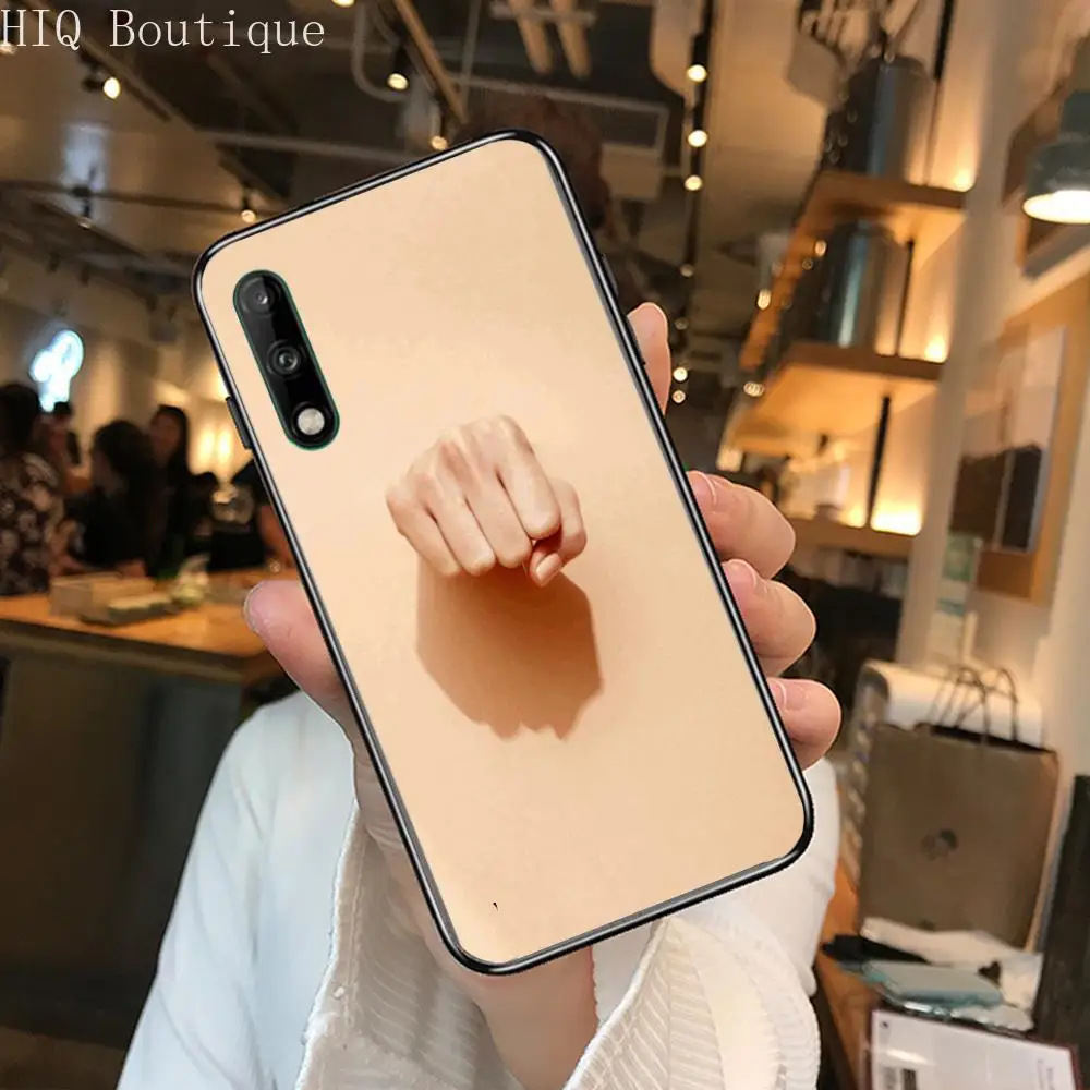 

Good sales Clear Phone Case For Huawei Y 5 6 7 8 9 A P S Pro 2020 2019 Black Etui Coque Hoesjes Comic Fashion