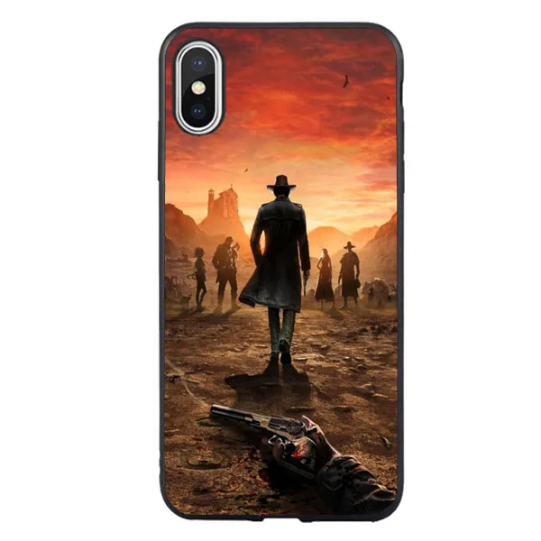 2018 хит продаж чехол Red Dead Redemption 2 для iPhone X 10 8 7Plus 6 6S Plus 7 5 телефона SE XR XS MAX черный