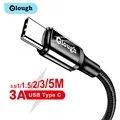 Кабель зарядный Elough USB Type-C с поддержкой быстрой зарядки - фото