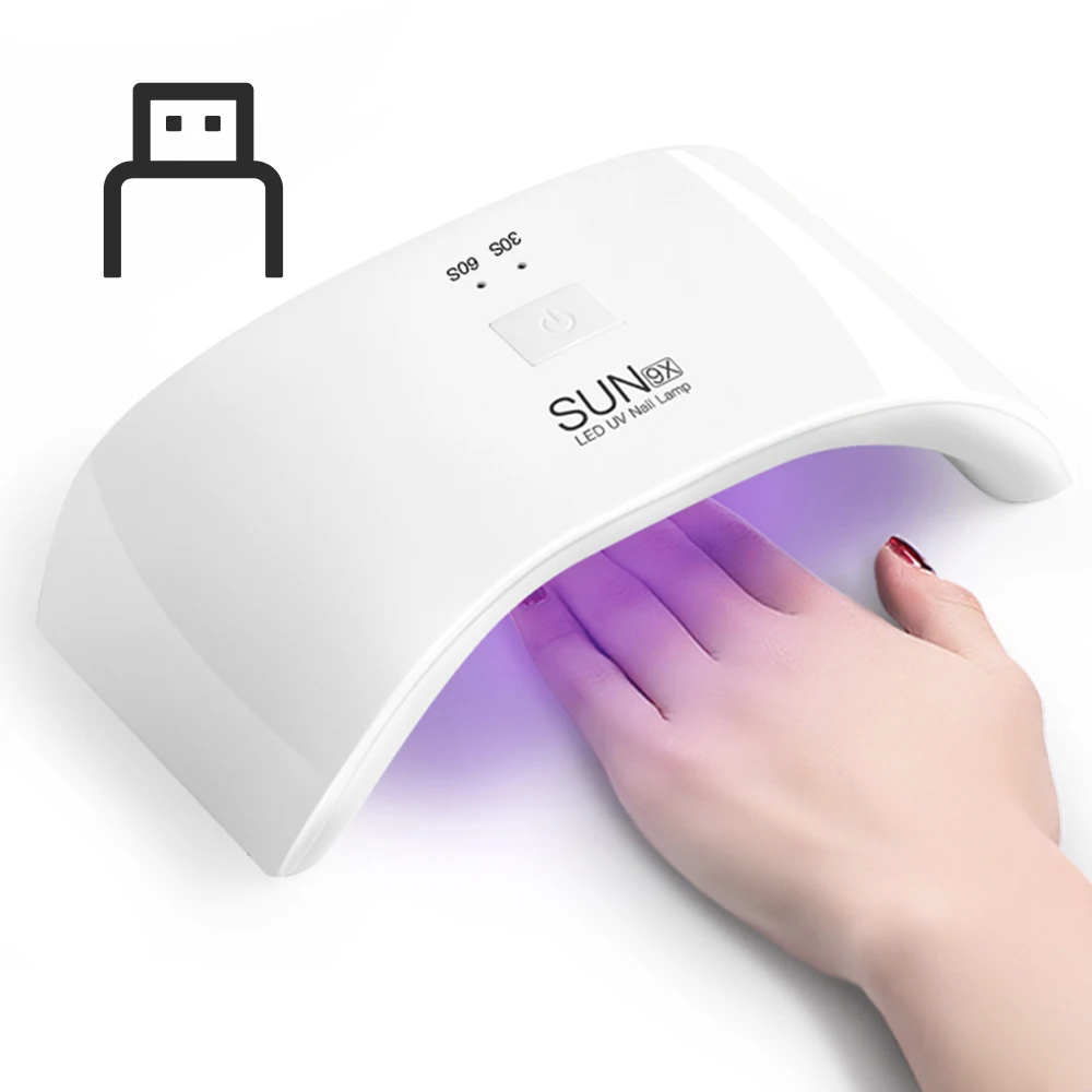 SUN 9X 36W USB SUN H4 Plus 72 Вт 36 светодиодный УФ-светильник для сушки ногтей Сушилка для ногтей 100-240 В ЖК-дисплей автоматический датчик профессионального дизайна ногтей - Цвет: SUN 9X 36W USB