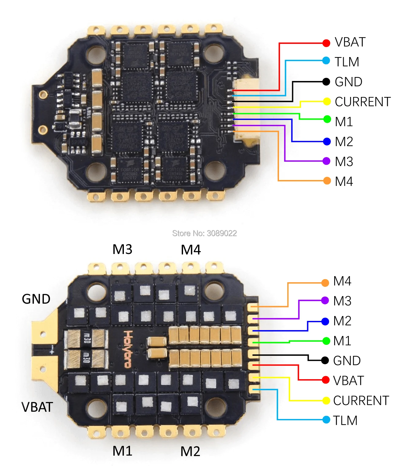 Контроллер полета Holybro Kakute F7 Mini V3 4 в 1 F3 45A ESC Micro VTX|Детали и аксессуары| |
