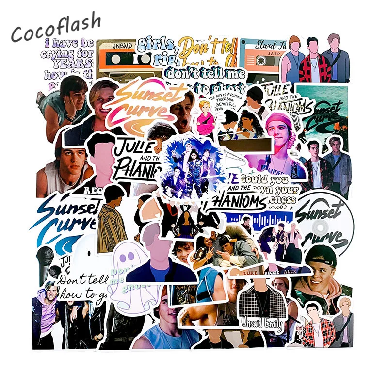 10/50 PCS/set Julie And The Phantoms TV Show Cartoon Anime Stickers For Geek Hacker Developer To DIY Laptop Phone Children