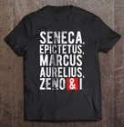 Смешная футболка Stoic Gift Stoic философы Stoicism футболка Wo Мужская Винтажная Футболка альбомы Женская футболка для мужчин ужас