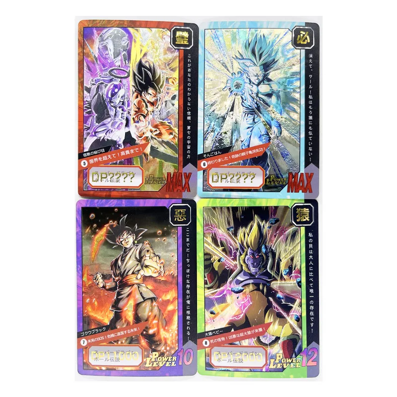 16 шт./компл. Dragon Ball Z GT Супер Саян героев карточной ультра инстинкт персонажи Гоку