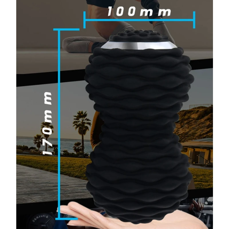 

Electric Vibrating Peanut Ball Muscle Relaxing Home Gym Fitness Yoga Rechargeable Portable Massager Yoga Massage Rollor