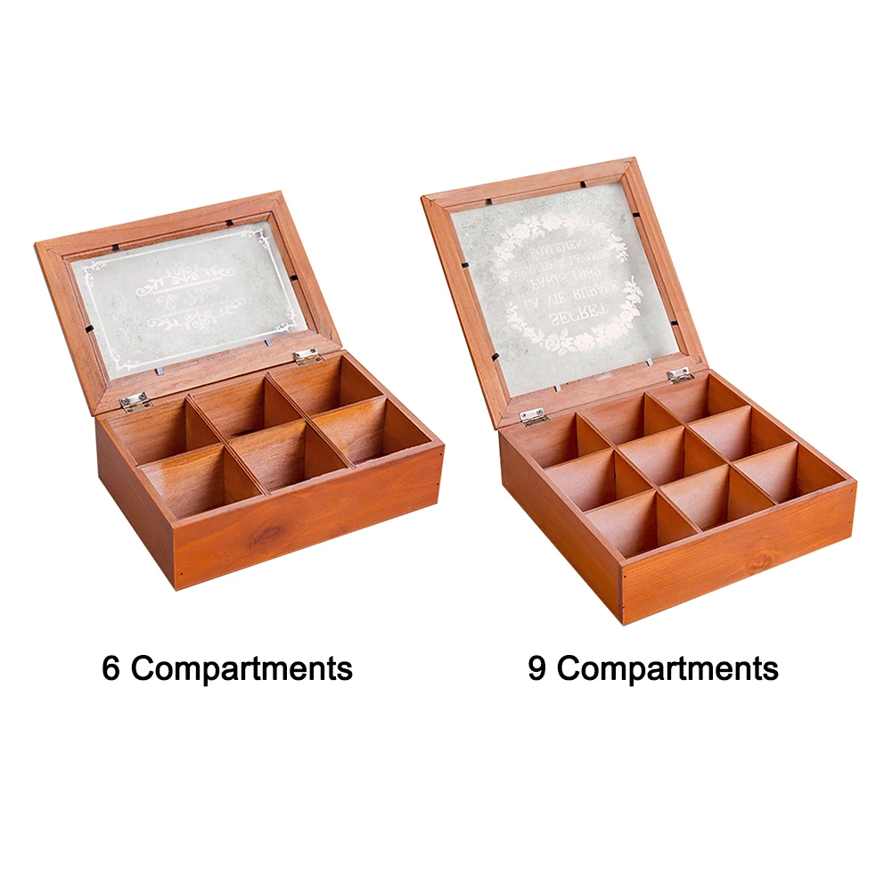 

Large Capacity Multi Compartments Earrings Necklace Wooden Jewelry Box Space Saving Dressing Table With Cover Travel Display