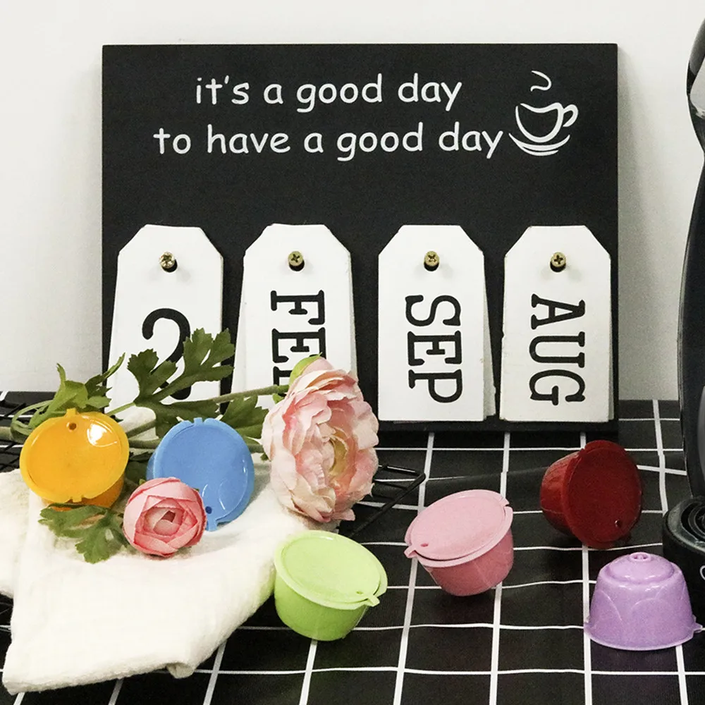 3/6 шт./лот многоразового розовое Dolce Gusto многоразового пользования Кофе капсулы Кофе Совместимость Nescafe дольке машины Кофе капсулы